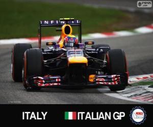 yapboz Mark Webber - Red Bull - İtalyan Grand Prix 2013, gizli bir 3.
